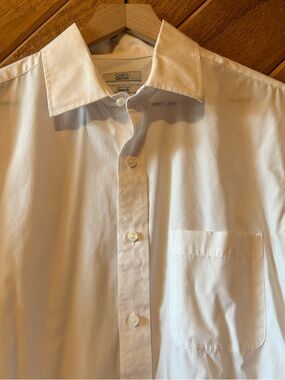 croft & barrow White Men's Button-Up Dress Shirt